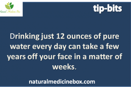 Save your face and drink more water