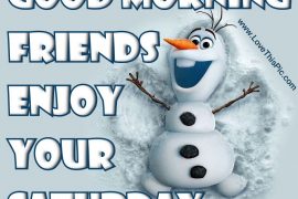 HAPPY SATURDAY!