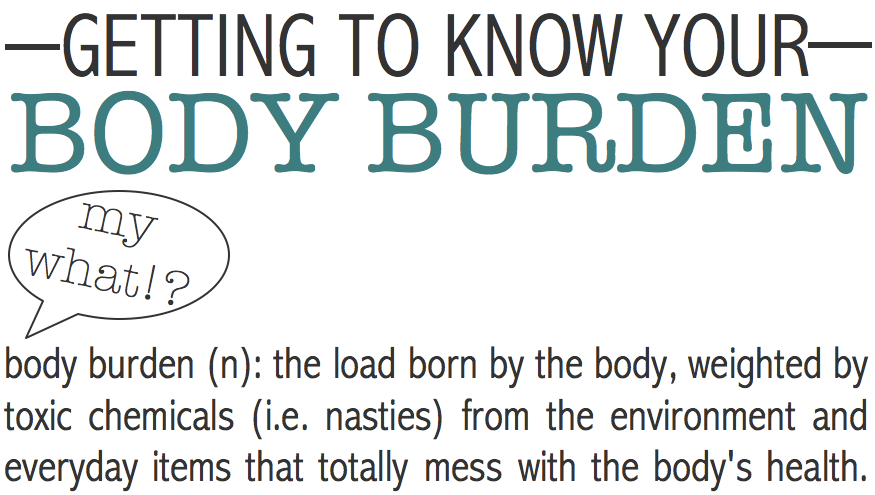 getting to know your body burden