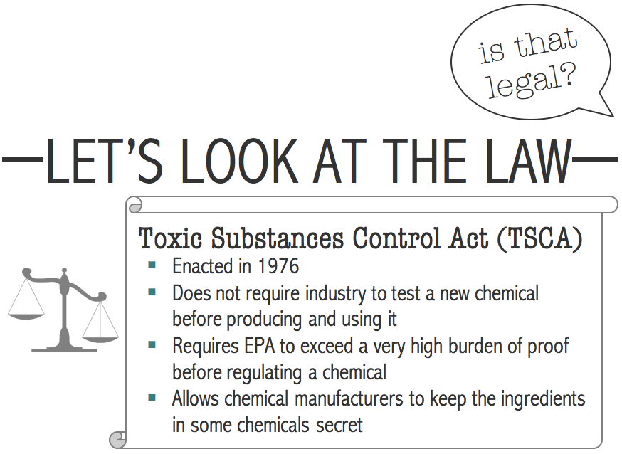 TSCA and body burden