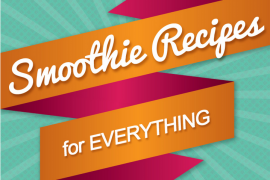 Awesome Smoothie Recipes for Everything INFOGRAPHIC