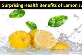10 Surprising Health Benefits of Lemon Juice