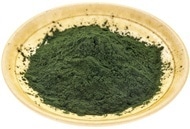 Small Bowl of Spirulina Powder