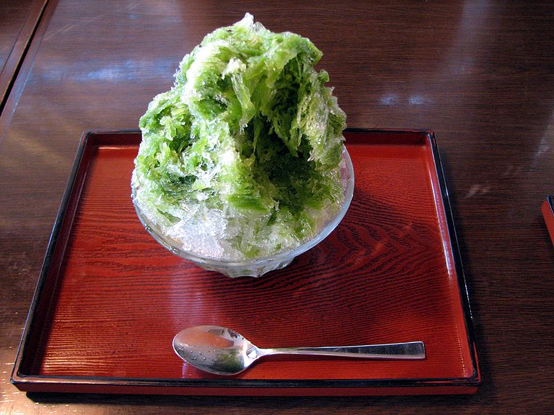 File:Macha kakigori snow cone.jpg