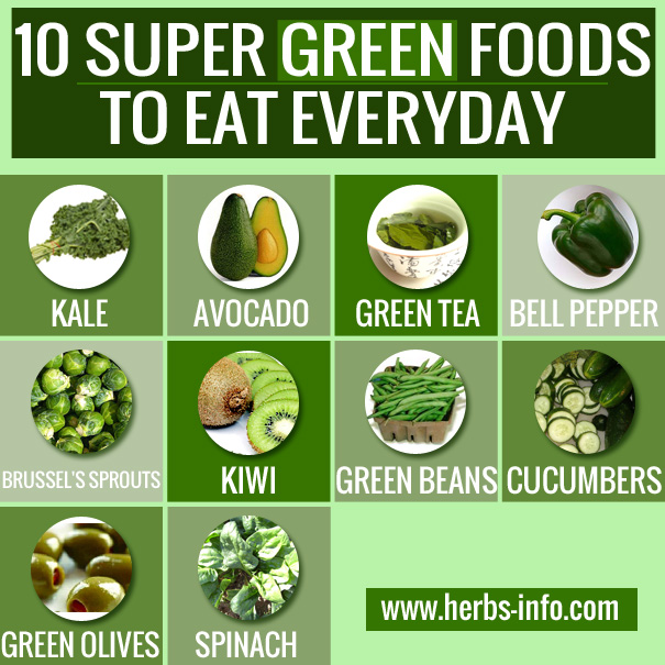 10 Super Green Foods To Eat Every Day