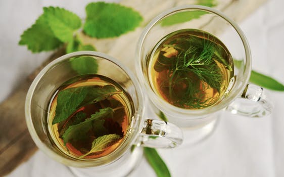 Peppermint tea