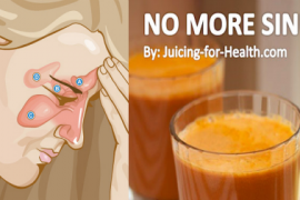 Drinking this Simple Juice May Reduce Sinus Congestion